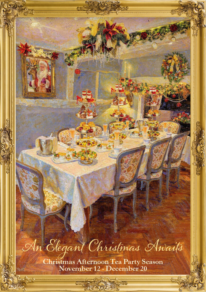 Elegant Christmas table awaits